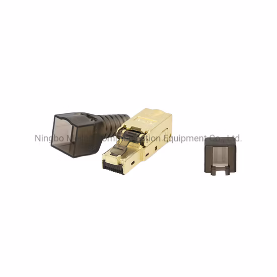 CAT6A Cat7 Cat8 STP 8p8c RJ45 Toolless Type Modular Plug