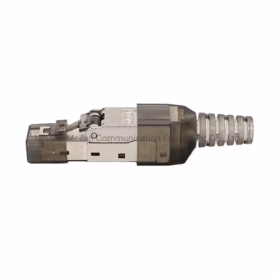 CAT6A Cat7 Cat8 STP 8p8c RJ45 Toolless Type Modular Plug