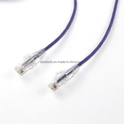 Haute qualité 1m 3m 5m 50m RJ45 Cat5 Cat5e Cat 5e CAT6 CAT6A Cat 6 câble de raccordement Ethernet UTP, cordon réseau informatique RJ45