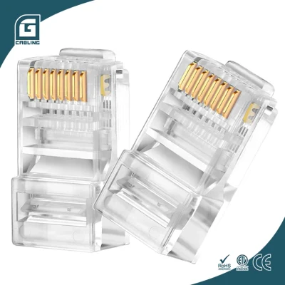 Gcabling Prise réseau RJ45 Connecteur modulaire Ethernet CAT6 CAT6A Prise modulaire UTP RJ45