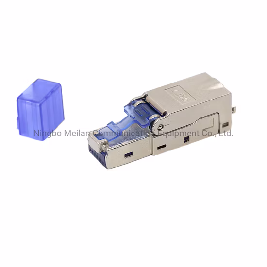 Prise modulaire de type sans outil CAT6A Cat7 Cat8 STP 8p8c RJ45