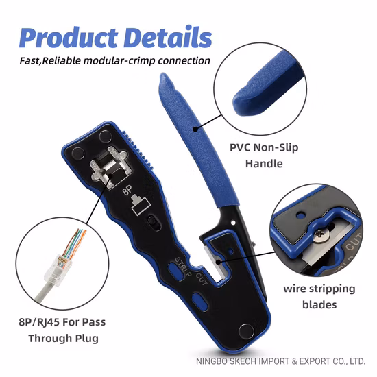 Gcabling CAT6 CAT6A UTP RJ45 8p8c Ethernet Modulaire Uhshield Cat5e CAT6 CAT6A Prise Réseau RJ45