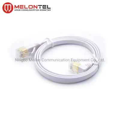  Chat.  5e 4pr 24AWG Câble LAN Câble réseau plat de type STP Cordon de raccordement de haute qualité