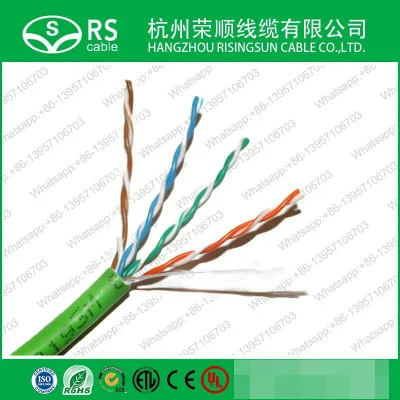 Câble réseau LAN de haute qualité 24AWG Cat5e CAT6 Cat7 UTP/FTP/SFTP PVC LSZH