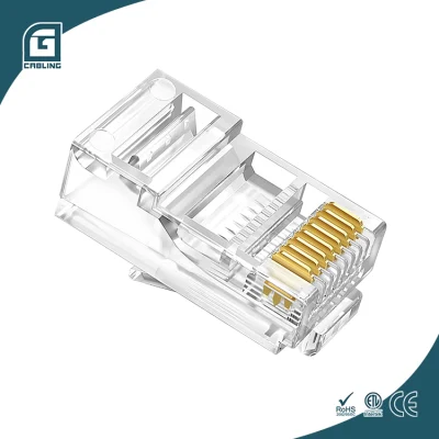 Gcabling CAT6 CAT6A RJ45 Prise réseau non blindée 8p8c UTP RJ45 CAT6 CAT6A Cat5e Ethernet Prise modulaire