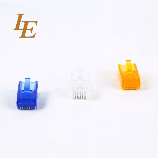 Prise modulaire RJ45 Cat5e CAT6 RJ45 UTP 8p8c de haute qualité